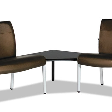 La-Z-Boy® Contract Gratzi Reception Series Ganging Table, 23w X 16.5d X 16.5h, Black freeshipping - TVN Wholesale